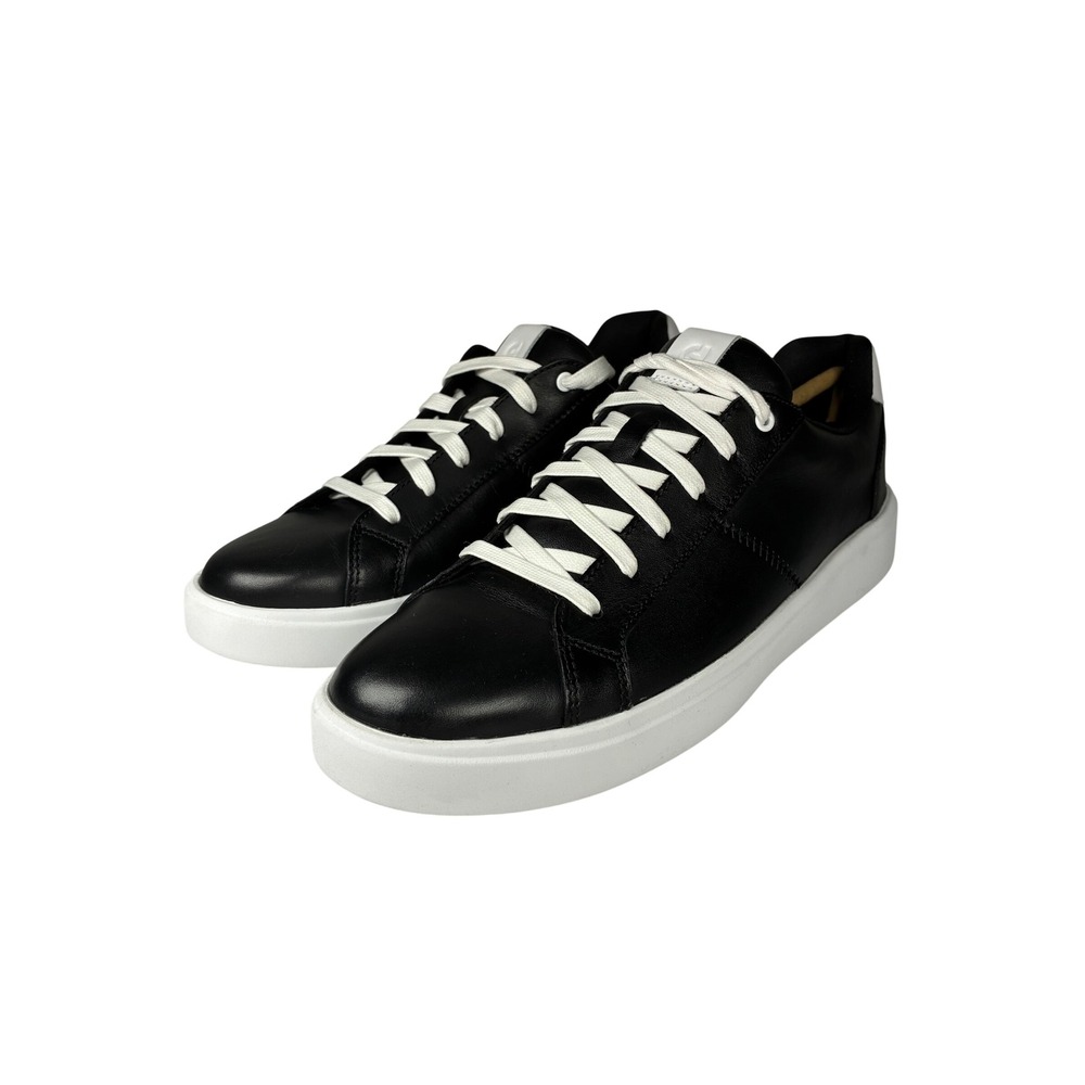 Cole Haan Grand Crosscourt Daily Sneaker Black White Leather Size 9.5B W32150